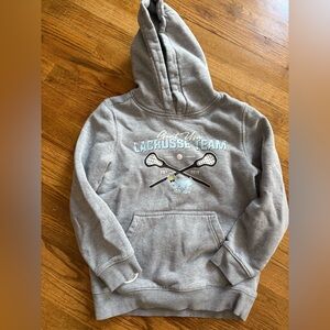 GOAT USA gray Lacrosse  Hoodie